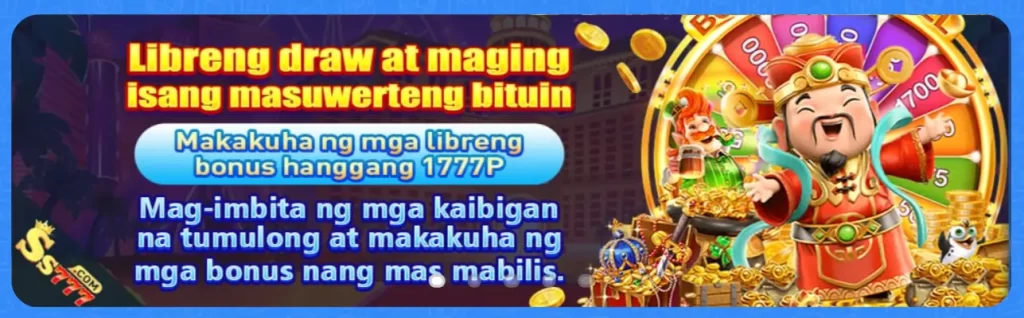 makakuha ng mga  libreng bonu hanggang P1777