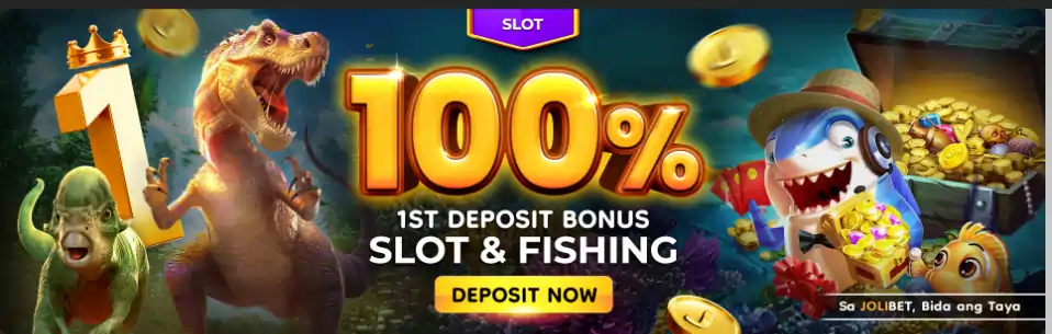 100% 1st deposit bonus