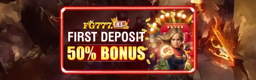 first deposit 50% bonus